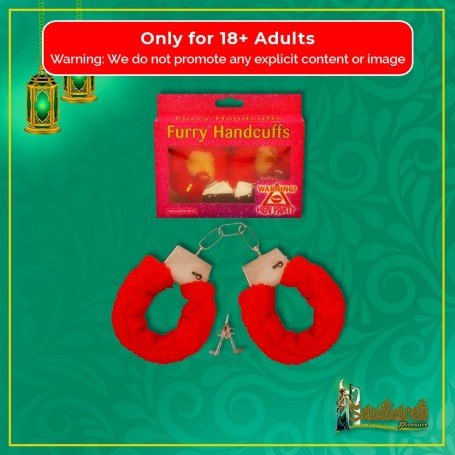 Fetish Fantasy Beginner's Furry Cuffs in Red