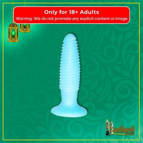 Ribbed Fat Anal Dildo