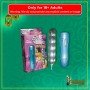 Silver Beaded Anal Vibrator-BIG