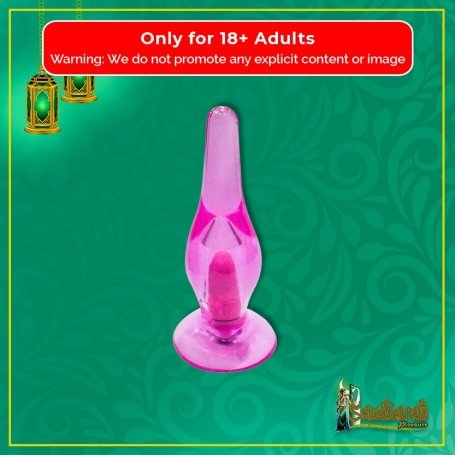 Crystal Anal Vibrating Butt Plug With Suction Cup