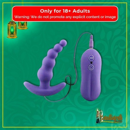 VIBRATING ANAL PLUG BEADS PROSTATE MASSAGER