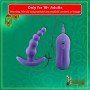 VIBRATING ANAL PLUG BEADS PROSTATE MASSAGER