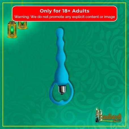 BLUE SILICONE ANAL VIBRATOR