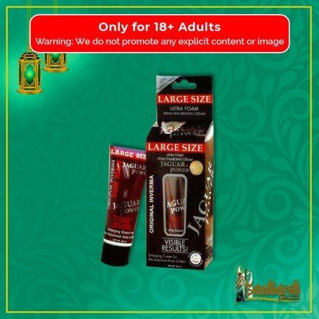 Jaguar Power Ultra Foam Penis Enlargement Cream 50ml