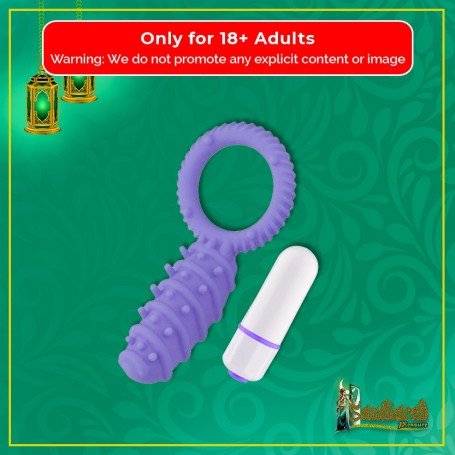 Clitoral Banger Spikes Premium Cockring With Bullet