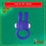 Kingfansion Mini Vibrating Rabbit Cock Ring (Blue)