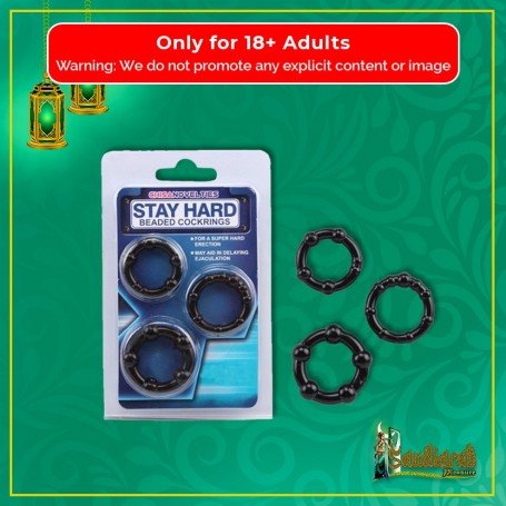 STAY HARD BEADED COCKRINGS
