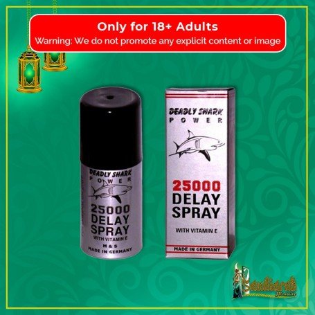 Deadly Shark 25000 Delay Spray for Men with Vitamin E