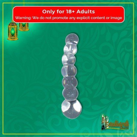 Ultra Beaded Crystal Glass dildo