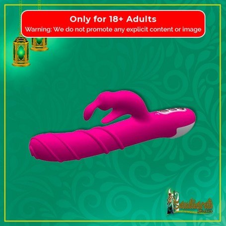 KHALIFA SILICONE RABBIT VIBRATOR - USB RECHARGEABLE