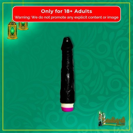 Super Natural Black Silicone Realistic Vibrator